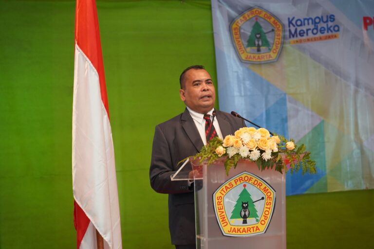 Rektor Universitas Moestopo, Prof. Dr. H. Paiman Raharjo, M.M., M.Si.