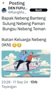 Tukang Lawak Udah Tidak Laku Gara Gara Anak Presiden Lebih Lucu