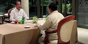 Jokowi dan Prabowo Makan Malam Bersama Menjelang Pelantikan