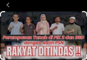 Rakyat Banten Makin Menderita Gara gara PIK 2 Presiden Prabowo Punya Berani Untuk Menghentikan?