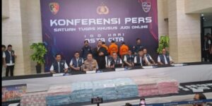 Polri Ungkap Jaringan Internasional, Rp70 Miliar Disita dari Situs Slot 8278