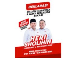 Surat Terbuka Paslon Walikota & Wakil Walikota No. 1 Kota Bekasi Beserta Istri