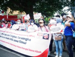 Usai Dilantik dan Diambil Sumpah, KPK Baru Didesak Aliansi Pemuda Mandiri Tuntaskan Kasus Dana Hibah DPRD Jatim 