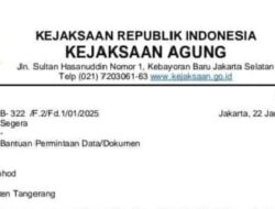 Kejaksaan Agung Mulai Penyelidikan Pagar Laut Di Kabupaten Tanggerang.