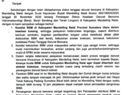 BBM Langka di Mandailing Natal, Bupati Saipullah Nasution Surati Pertamina Minta Distribusi Dipercepat