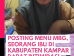 Orang Tua Murid di Kampar Diduga Diintimidasi Usai Unggah Menu MBG