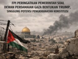 FPI Peringatkan Pemerintah soal Dewan Perdamaian Gaza Bentukan Trump, Singgung Potensi Pengkhianatan Konstitusi