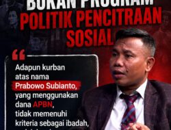 Kurban Itu Ibadah Individual,Bukan Program Politik Pencitraan Sosial