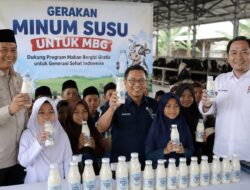 Aliansi Asta Cita Merah Putih 08 Gelar Gerakan Minum Susu Dukung Program MBG di Magelang