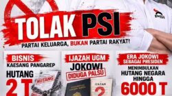 Poster “Tolak PSI” Beredar Luas, Serang Jokowi dan Kaesang dengan Isu Ijazah, Utang Negara hingga Bisnis