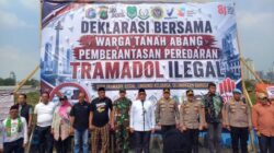 Warga Bersama Forkopimko Deklarasi Perang Terhadap Tramadol di Jakarta Pusat
