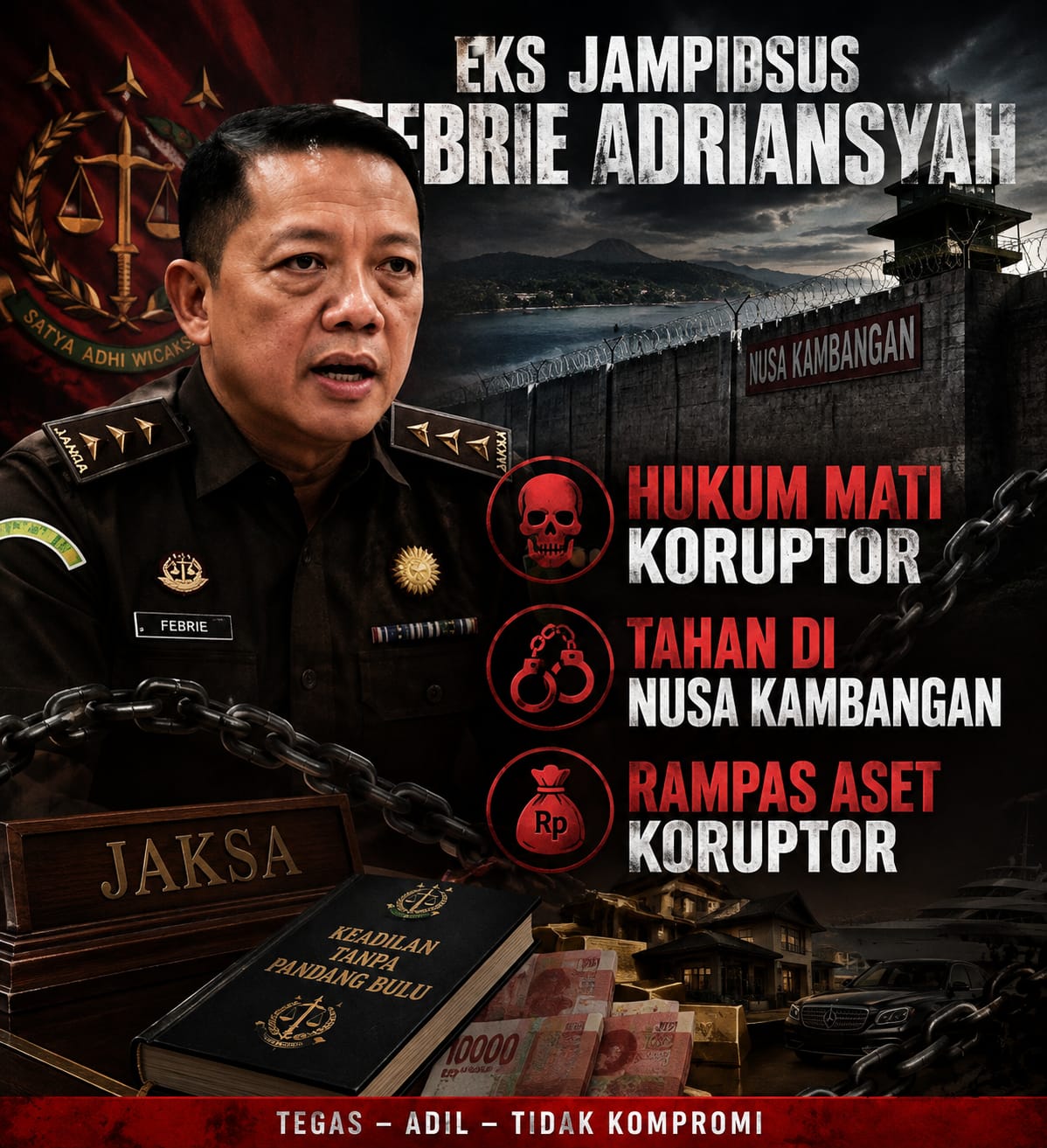 Mantan Jaksa Agung Muda Tindak Pidana Khusus (Jampidsus), Febrie Adriansyah
