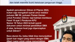 Pasal PKPU tentang Bukti Kelulusan Jadi Sorotan, Denny Indrayana Singgung Gibran