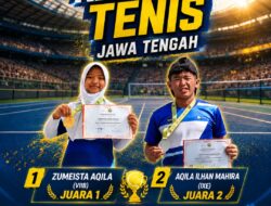 Dua Siswa SMP Muhammadiyah 1 Kudus Ukir Prestasi di Kejurda Tenis Jateng