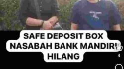 Safe Deposit Box Bobol Rp5 Miliar, Staf Bank Mandiri Menghilang Misterius Bikin Publik Ketar-Ketir