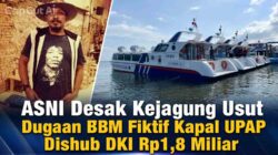 Aliansi Seniman Ngeyel Indonesia Minta Kejagung Usut Dugaan BBM Fiktif Kapal UPAP Dishub DKI Senilai Rp1,8 Miliar