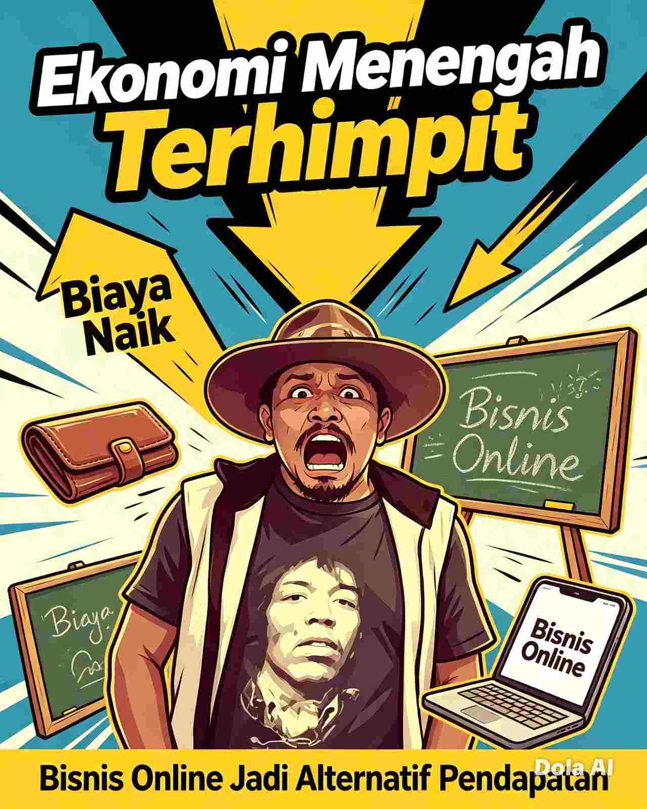 Ekonomi Menengah Terhimpit,Bisnis Online Jadi Alternatif Pendapatan