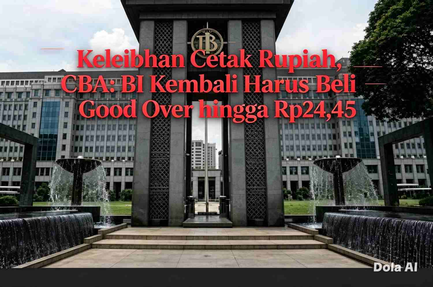 Kelebihan Cetak Rupiah, CBA: BI Kembali Harus Beli Good Over hingga Rp24,45