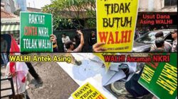 Dituding Antek Asing, Ratusan Massa Geruduk Kantor WALHI