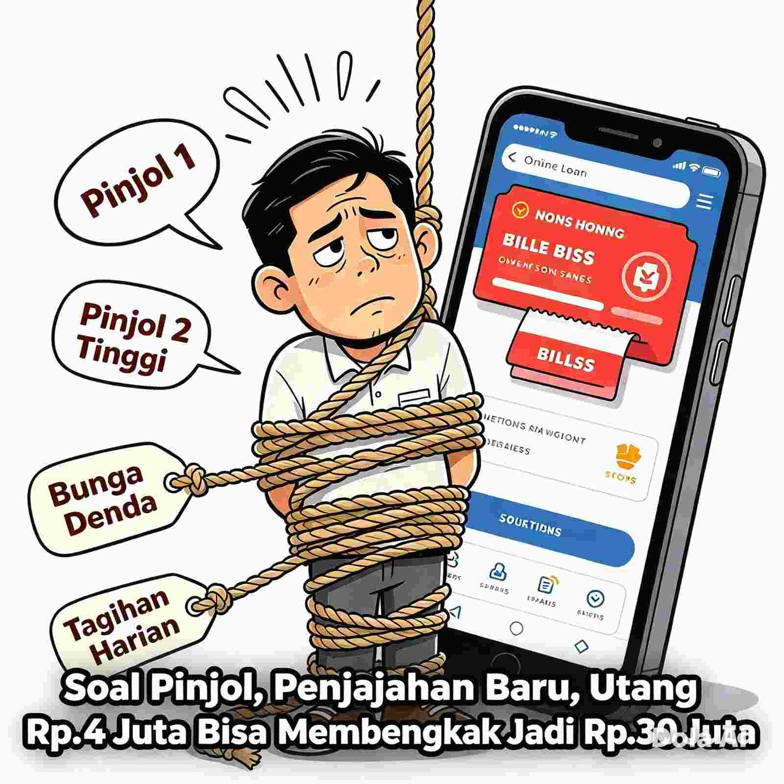 Ledakan penggunaan pinjaman daring atau pinjol kembali menjadi sorotan