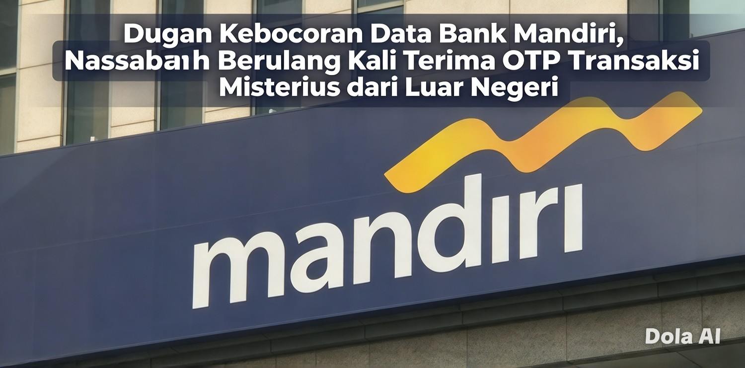 Dugaan Kebocoran Data Bank Mandiri, Nasabah Berulang Kali Terima OTP Transaksi Misterius dari Luar Negeri