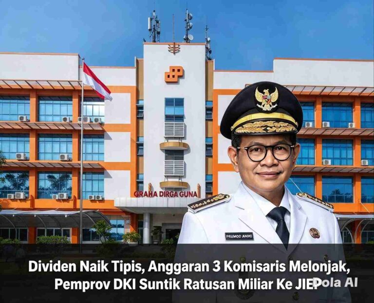 Dividen Naik Tipis, Anggaran 3 Komisaris Melonjak, Pemprov DKI Suntik Ratusan Miliar Ke  JIEP
