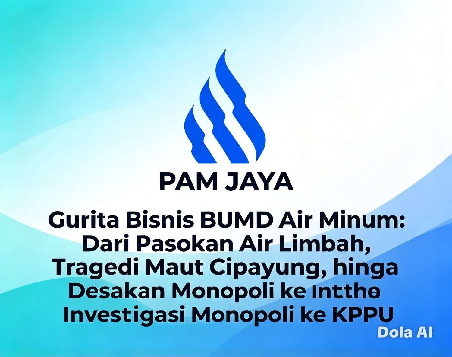 Lembaga kajian publik Jakarta Barometer kembali membongkar carut-marut tata kelola di tubuh PT PAM JAYA (Perseroda).