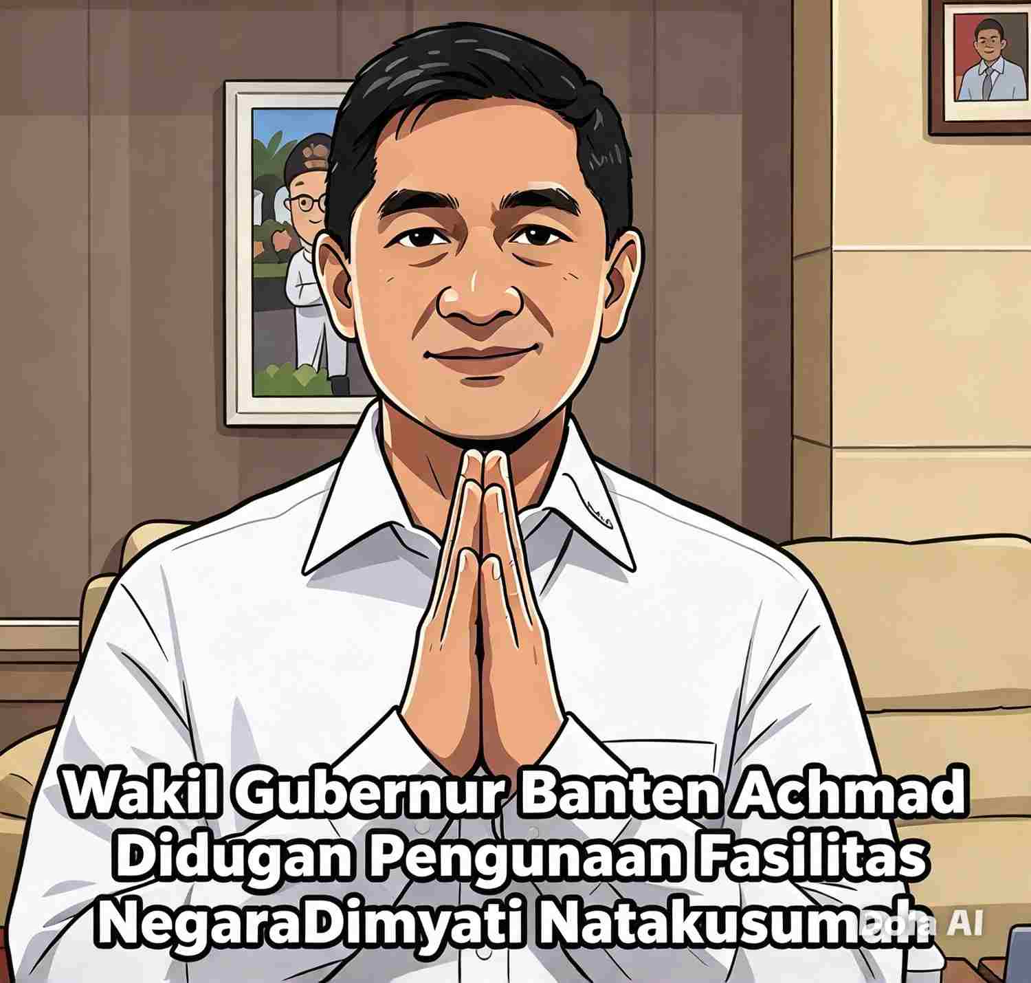 Wakil Gubernur Banten Achmad Didugaan Penggunaan Fasilitas Negara Dimyati Natakusumah