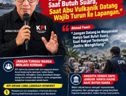 KPI Sentil Anggota Dewan: Jangan Ingat Hanya Saat Butuh Suara, Saat Abu Vulkanik Datang Wajib Turun ke Masyarakat