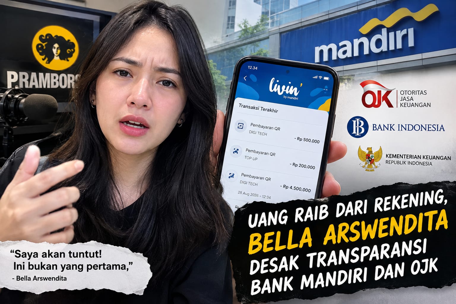 Kreator konten sekaligus mantan penyiar radio Prambors FM, Bella Arswendita