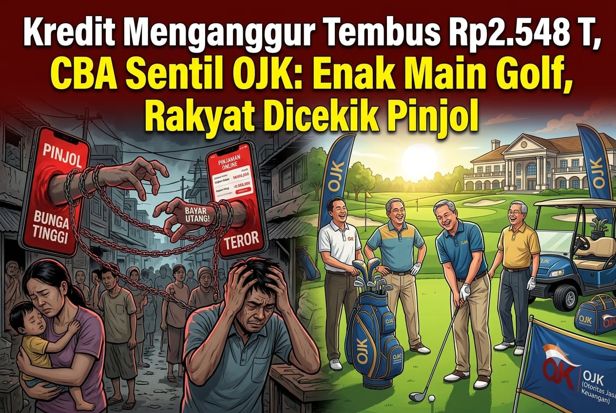 Kredit Menganggur Tembus Rp2.548 T, CBA Sentil OJK: Enak Main Golf, Rakyat Dicekik Pinjol