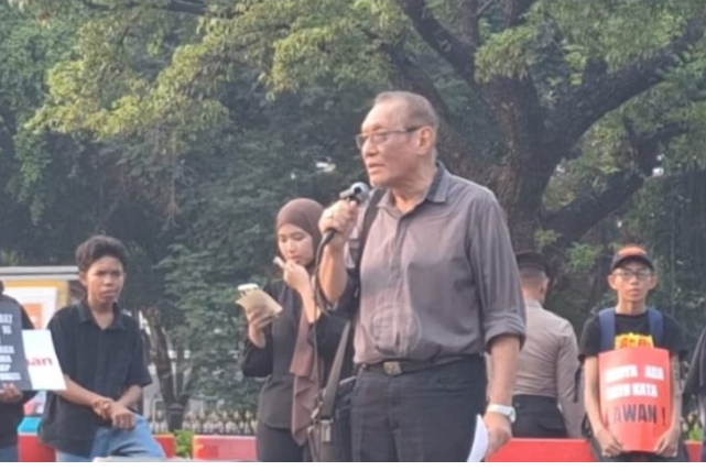 Aksi Kamisan ke-825 di depan Istana Negara, Jakarta