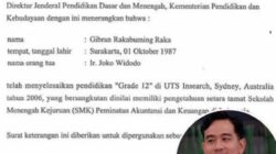Mercy Sihombing Bongkar Dugaan Kejanggalan Surat Pendidikan Gibran: Coba Lihat, Ada yang Kosong
