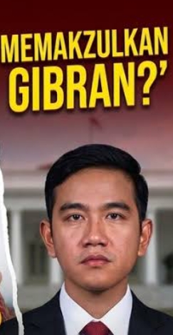 Makzulkan Gibran