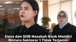 Dana dan SDB Nasabah Bank Mandiri Bintaro Sektor 1 Tidak Terjamin Aman, Senilai Rp.5 Miliar Raib