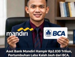 Aset Bank Mandiri Hampir Rp2.830 Triliun, Pertumbuhan Laba Kalah Jauh dari BCA, GSBK: Ada yang Salah di Kemudi!