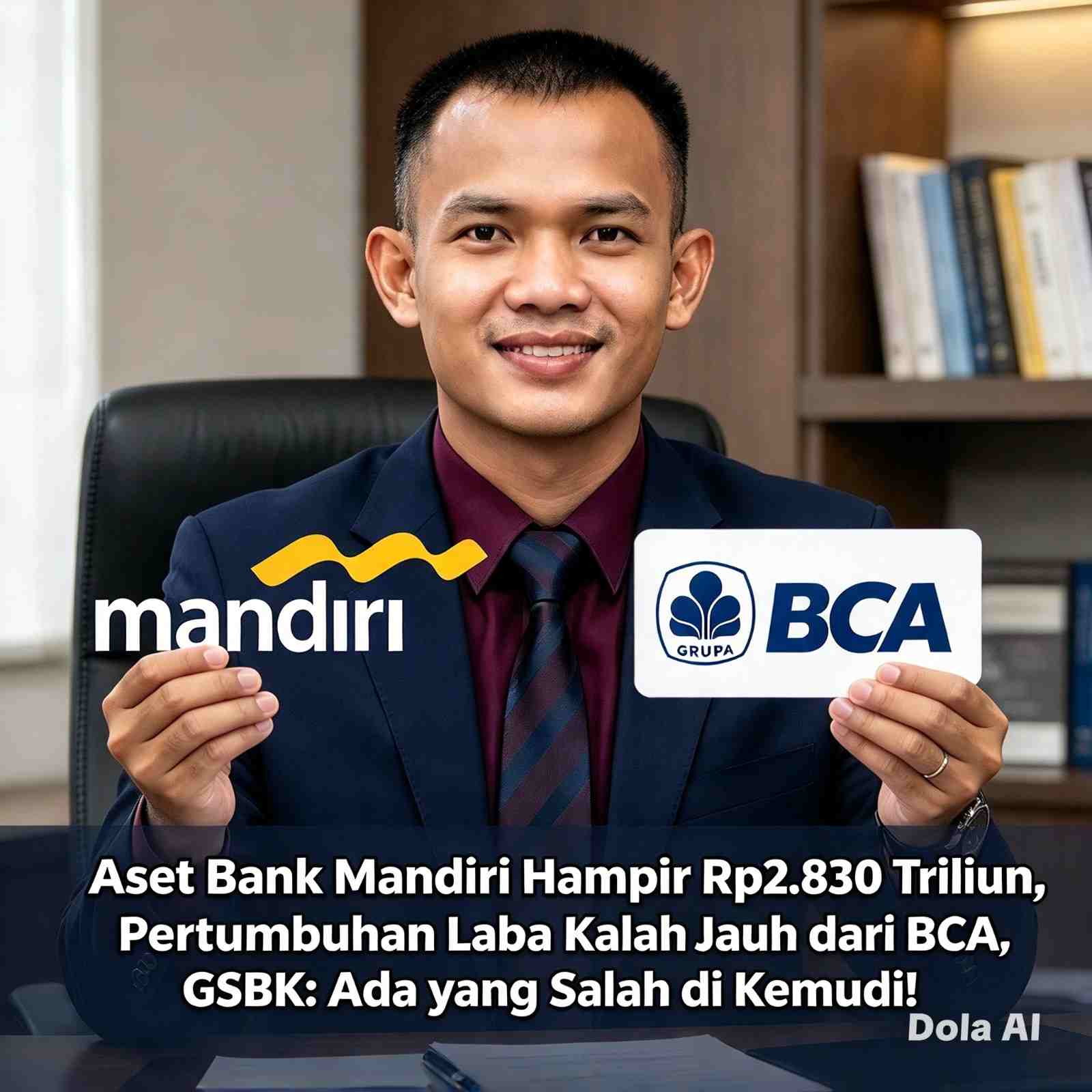 Aset Bank Mandiri Hampir Rp2.830 Triliun, Pertumbuhan Laba Kalah Jauh dari BCA, GSBK: Ada yang Salah di Kemudi!