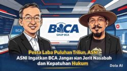 Pesta Laba Puluhan Triliun, ASNI Ingatkan BCA Jangan Abaikan Jerit Nasabah dan Kepatuhan Hukum