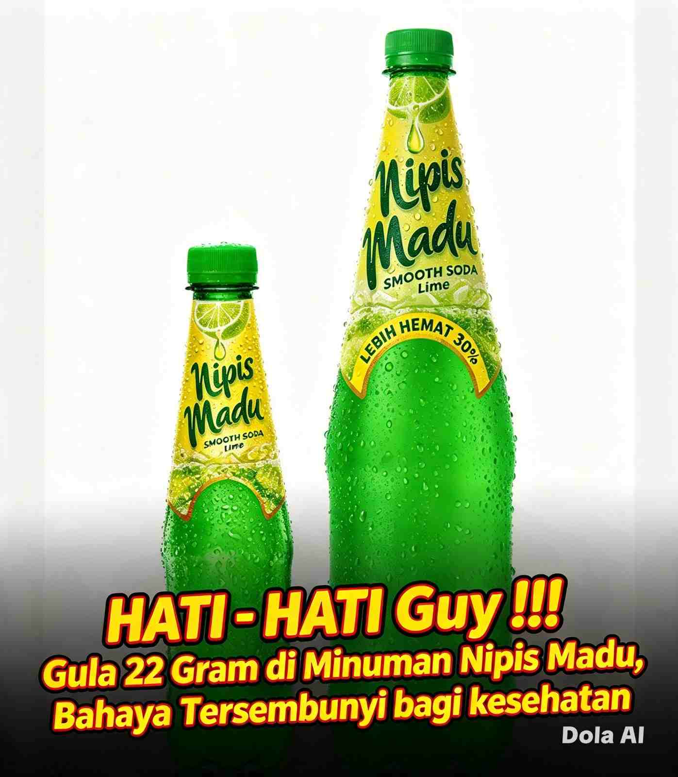Gula 22 Gram di Minuman Nipis Madu, Bahaya Tersembunyi bagi kesehatan