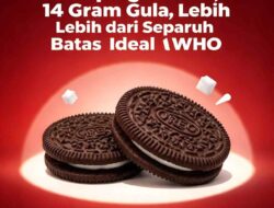 Oreo Disorot: 3 Keping Biskuit, 14 Gram Gula, Lebih dari Separuh Batas Ideal WHO