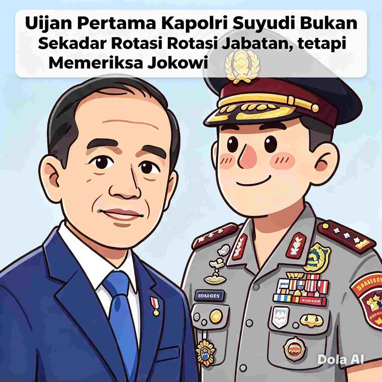 Pengamat: Ujian Pertama Kapolri Suyudi Bukan Sekadar Rotasi Jabatan, tetapi Memeriksa Jokowi