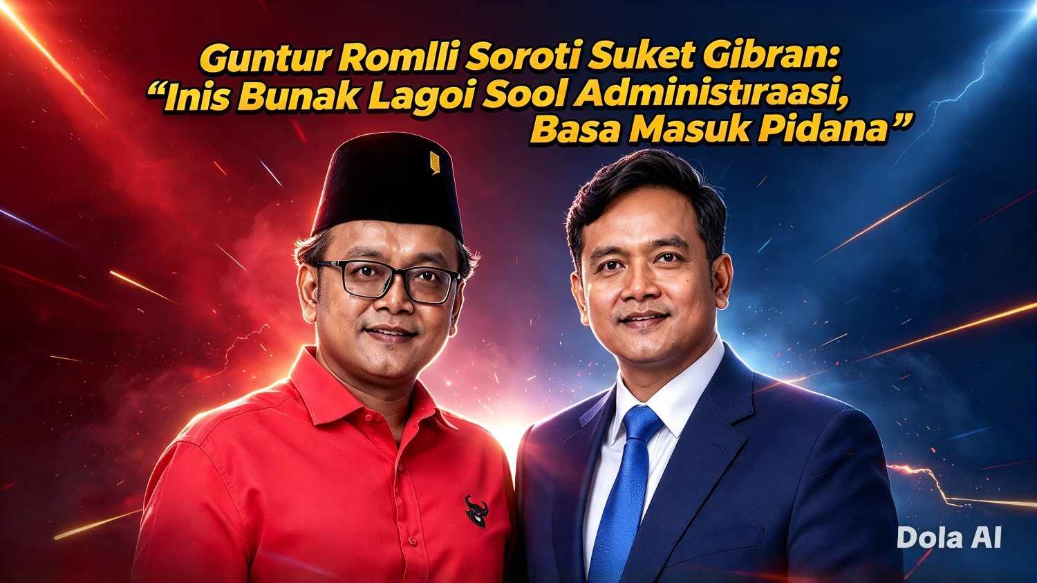 Guntur Romli Soroti Suket Gibran: “Ini Bukan Lagi Soal Administrasi, Bisa Masuk Pidana”
