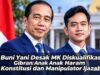 Buni Yani Desak MK Diskualifikasi Gibran: Anak Haram Konstitusi dan Manipulator Ijazah