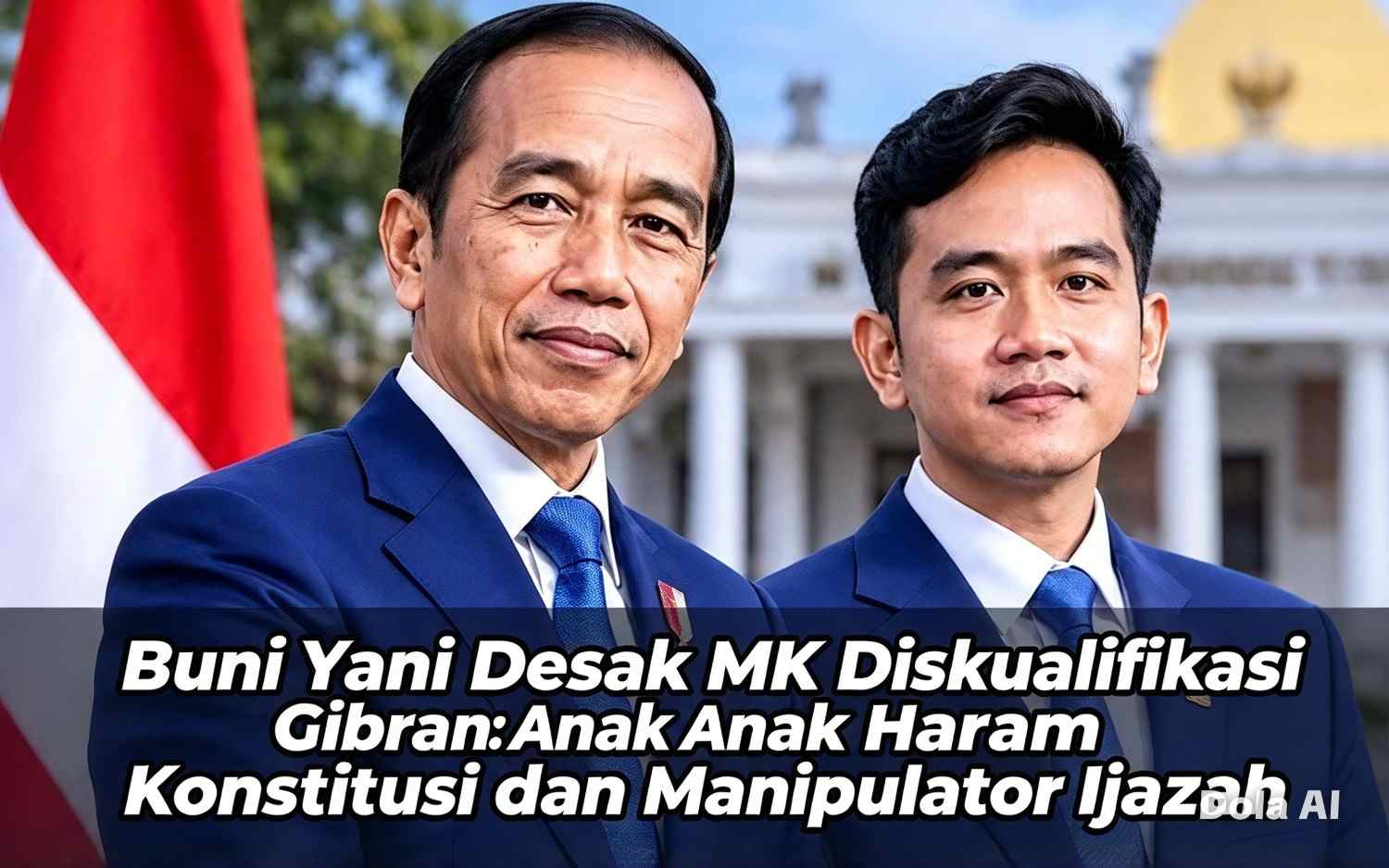 Buni Yani Desak MK Diskualifikasi Gibran: Anak Haram Konstitusi dan Manipulator Ijazah