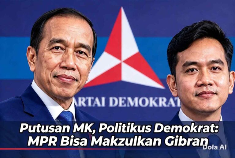 Putusan MK, Politikus Demokrat: MPR Bisa Makzulkan Gibran