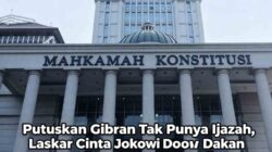 Putuskan Gibran Tak Punya Ijazah, Laskar Cinta Jokowi Doakan Hakim MK Dilaknat Tuhan