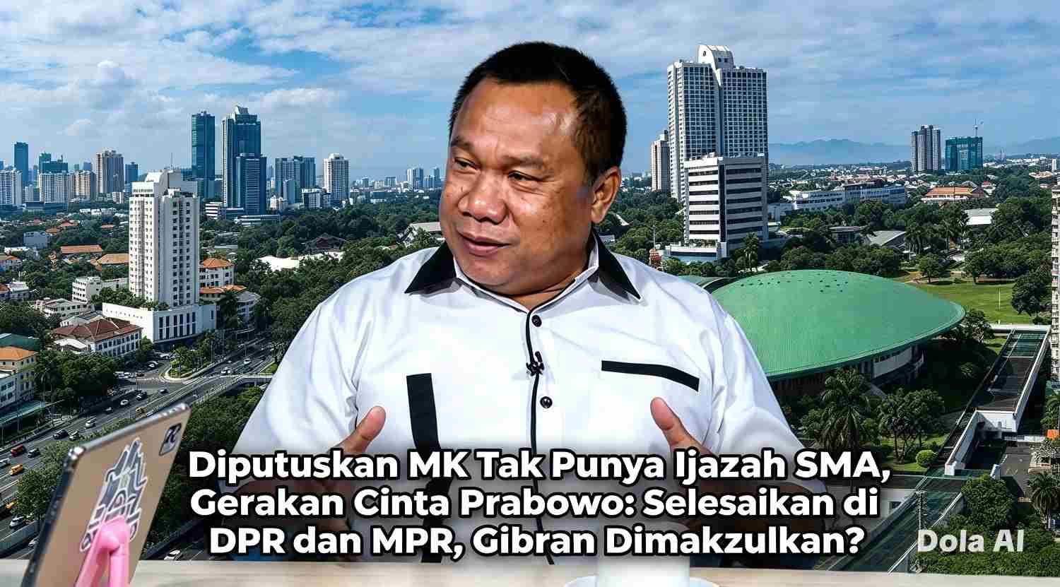 Diputuskan MK Tak Punya Ijazah SMA, Gerakan Cinta Prabowo: Selesaikan di DPR dan MPR, Gibran Dimakzulkan?