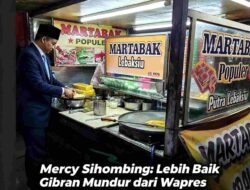 Mercy Sihombing: Lebih Baik Gibran Mundur dari Wapres dan Kembali Jualan Martabak