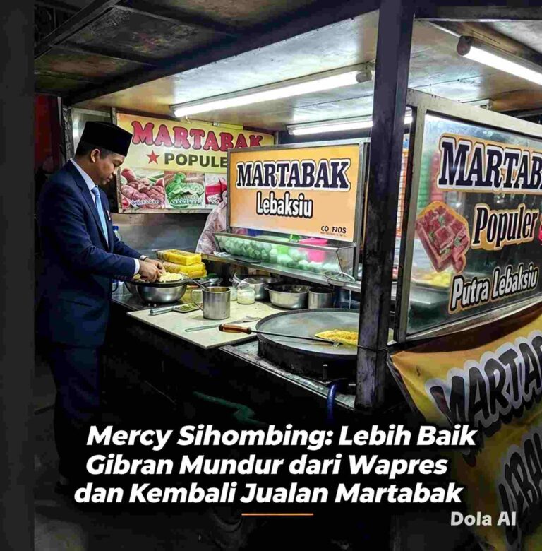 Mercy Sihombing: Lebih Baik Gibran Mundur dari Wapres dan Kembali Jualan Martabak