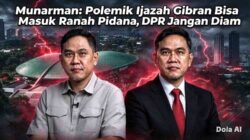 Munarman: Polemik Ijazah Gibran Bisa Masuk Ranah Pidana, DPR Jangan Diam